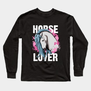 Horse Lover Girl Horseback Riding Women Long Sleeve T-Shirt